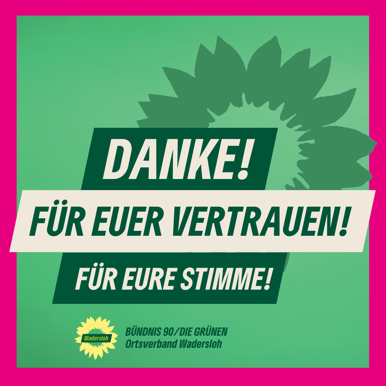 Knapp 10 Prozent bei Kommunalwahl – DANKE!