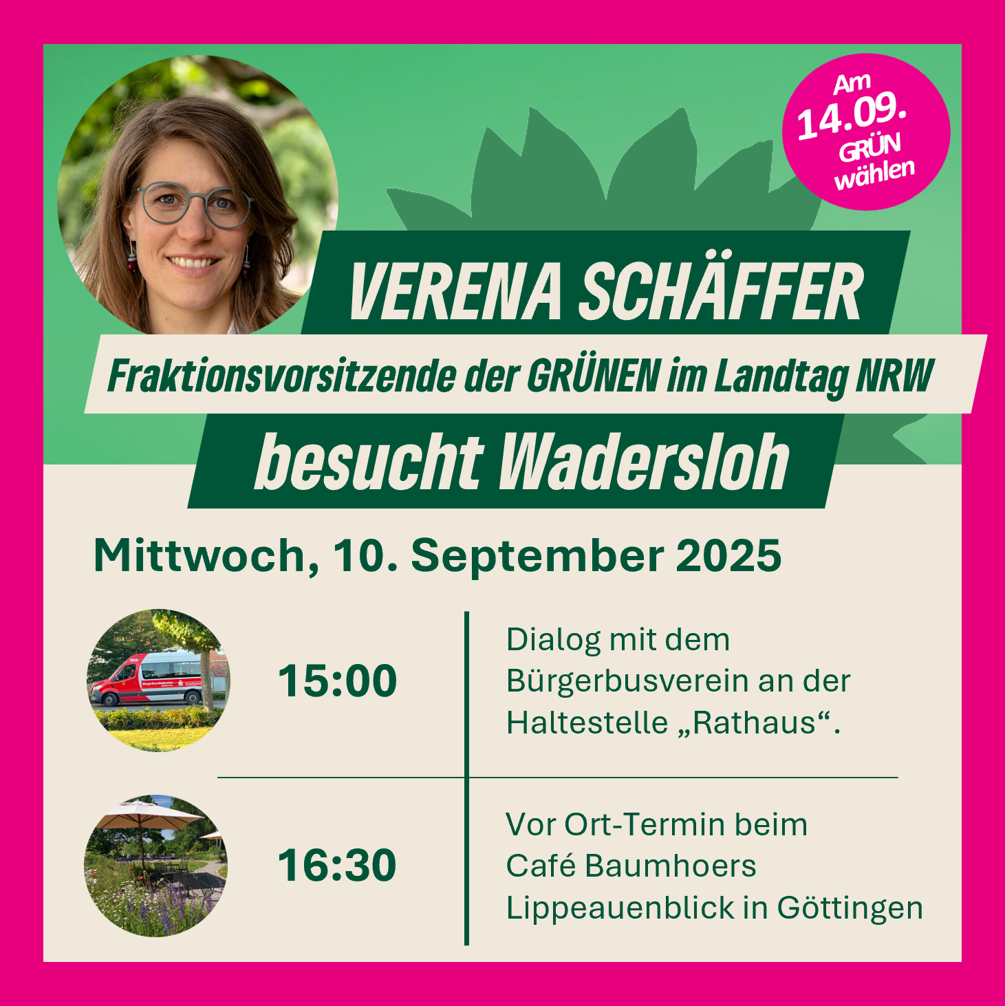 Prominente Unterstützung im Wahlkampf!